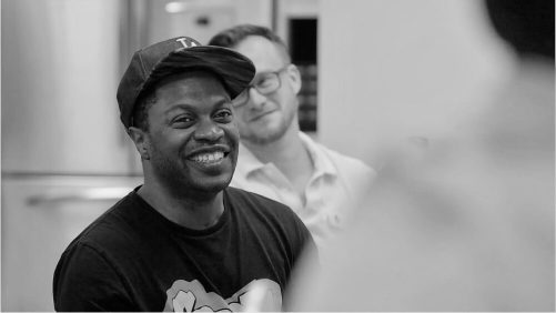 Screenwriting student smiling