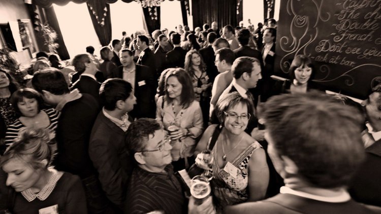 networking crowd