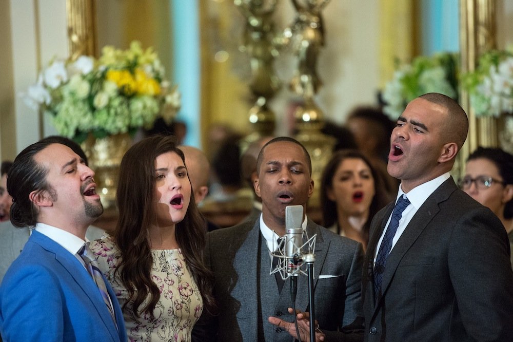 Hamilton Cast Singing