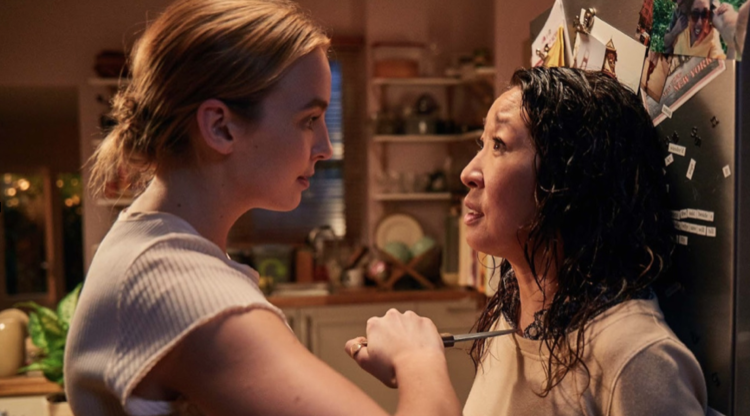 two women in a kitchen