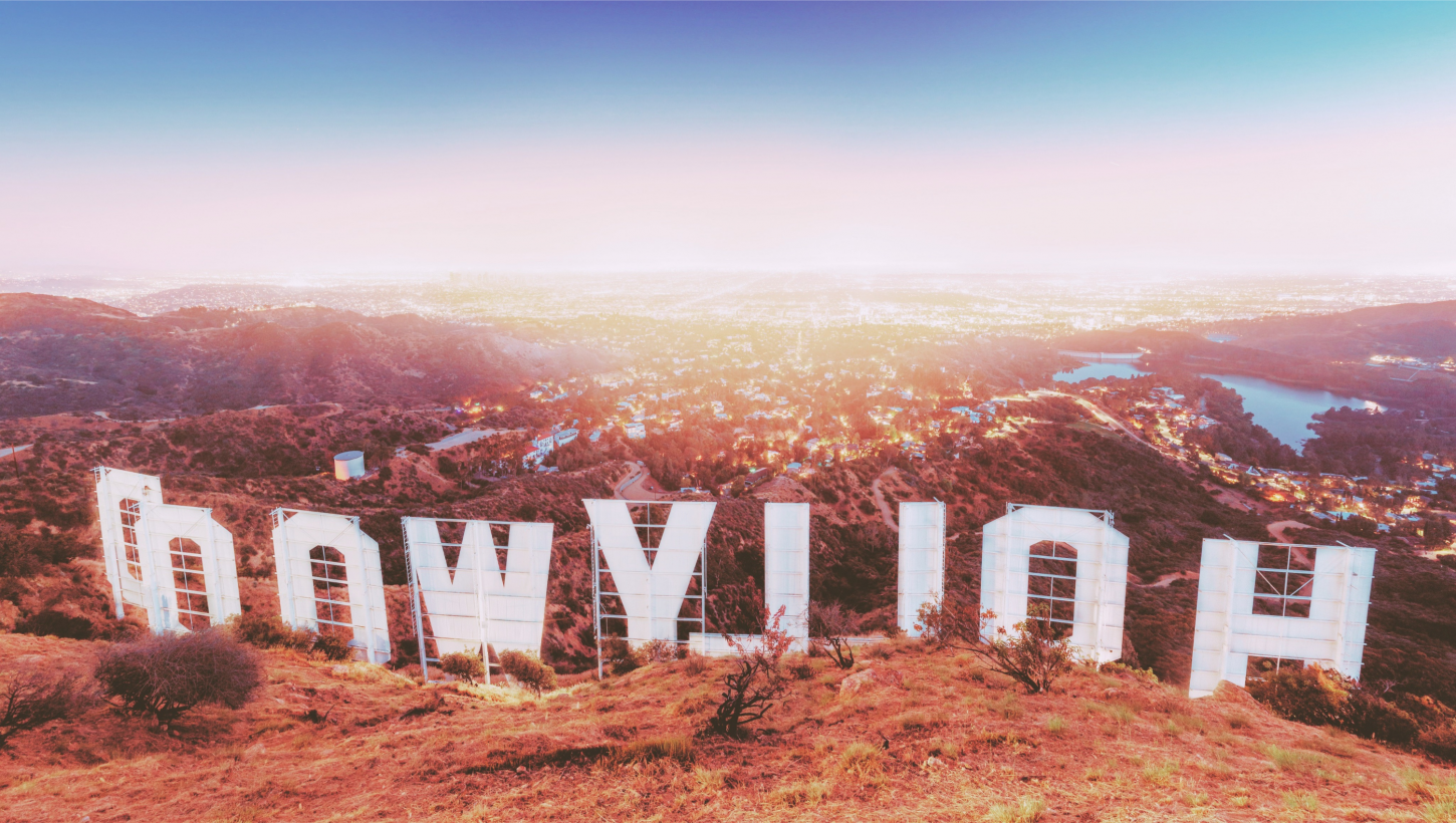 Hollywood Sign from Behind
