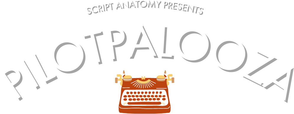 Script Anatomy Presents Pilotpalooza with an animated typewriter below