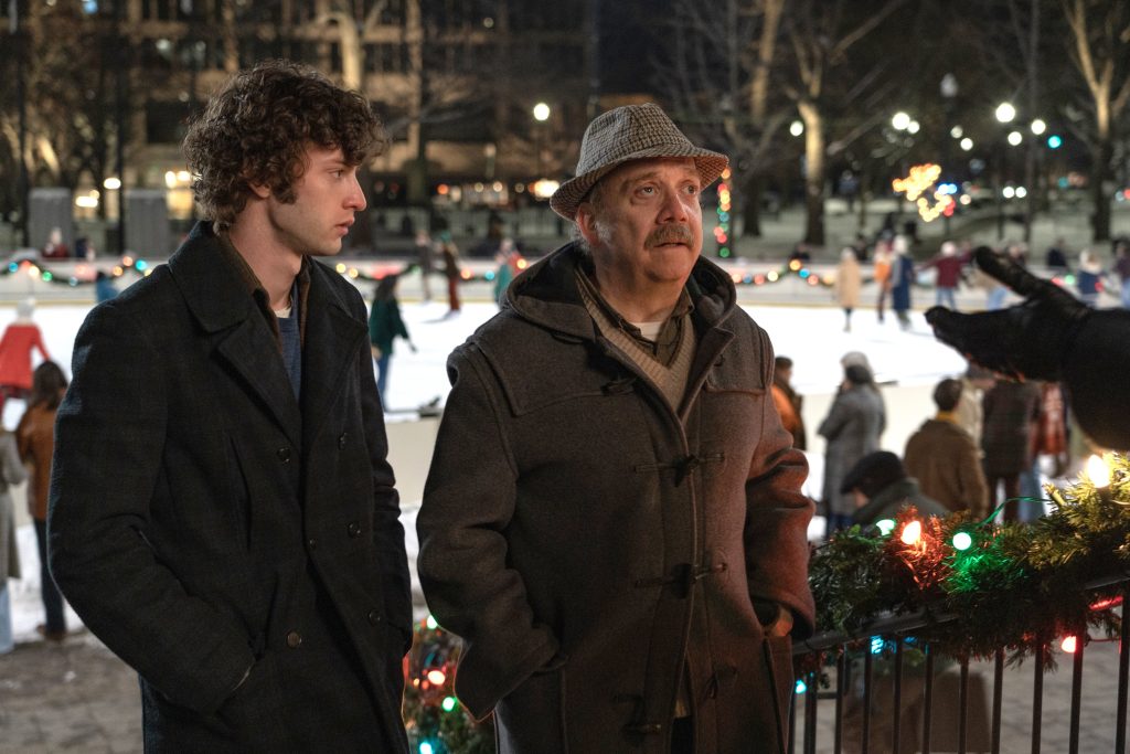 The Holdovers Christmas scene